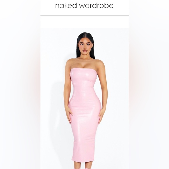 naked wardrobe Dresses & Skirts - Naked Wardrobe Crocodile Tube Dress